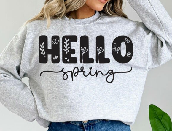 Hello Spring SVG PNG
