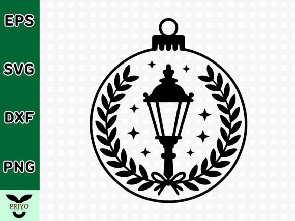Lamp Light Ornament SVG