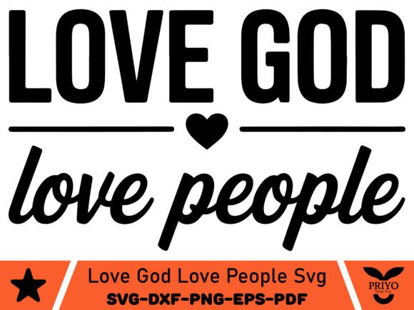 Love God Love People SVG, Christian SVG