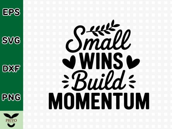 Small Wins Build Momentum SVG